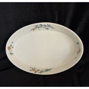 Woodhill Bakeware Oval 13" Casserole Dish Floral Design